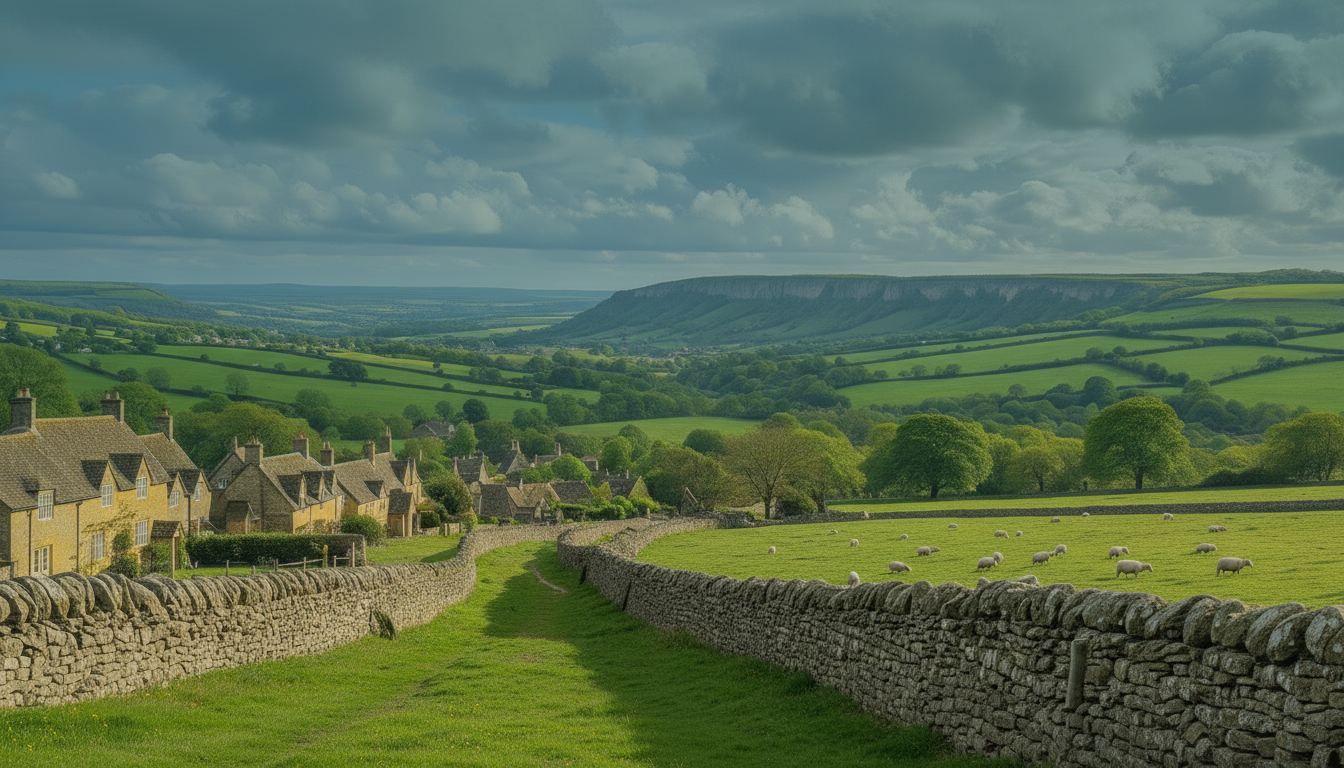 Cotswold Way trail scenery