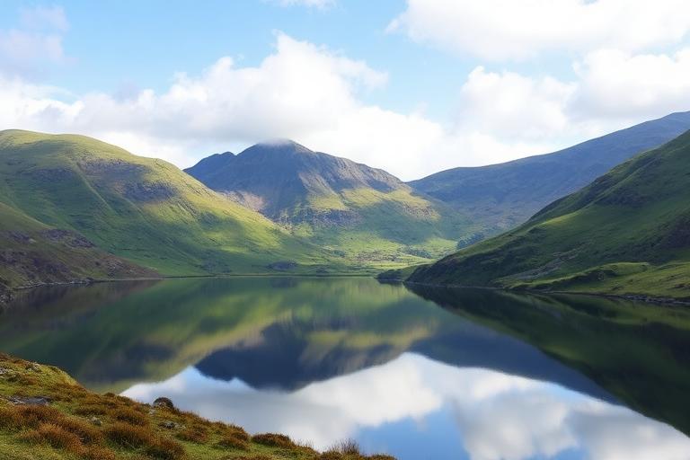 Cumbria Way trail scenery