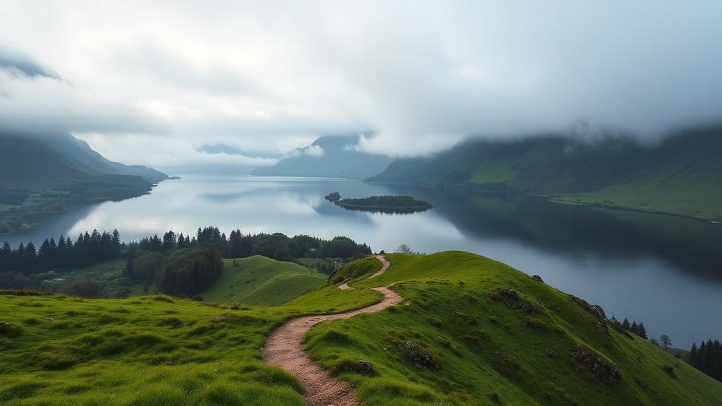 Great Glen Way trail scenery