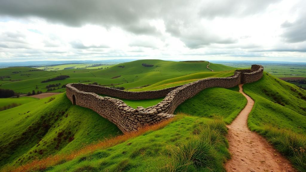 Hadrian's Wall Path trail scenery