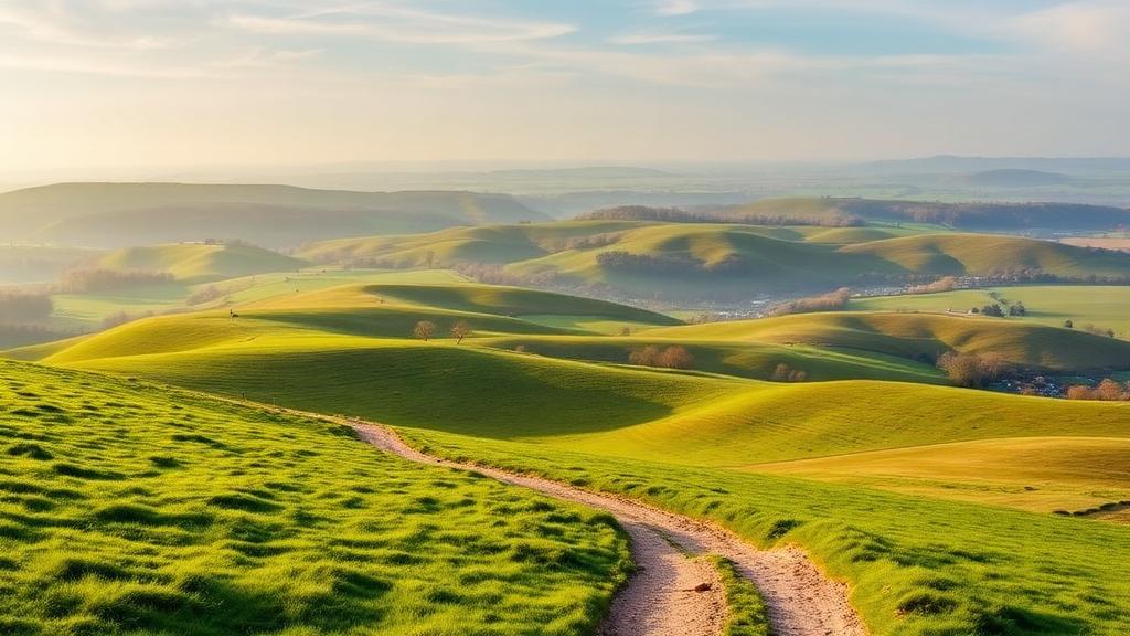 South Downs Way trail scenery