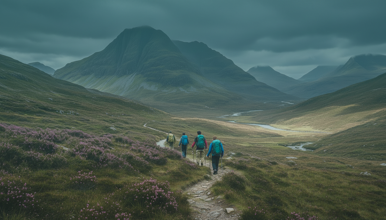 West Highland Way trail scenery